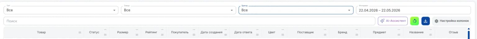 Верхнее меню